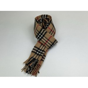 BURBERRY NOVA CHECK WOOL SCARF